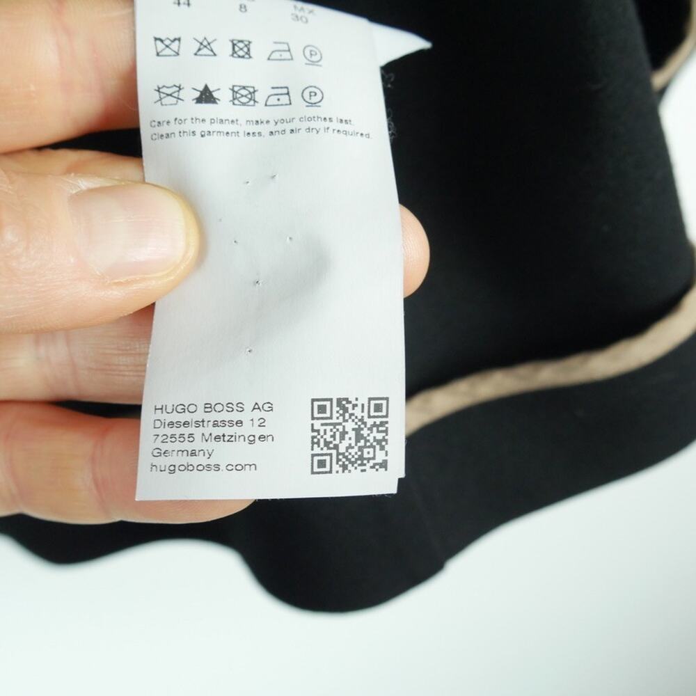 BOSS Jonalahara Blazer Size 8 Black Knit Unstructured Hugo Boss Capsule Jacket - Picture 12 of 13